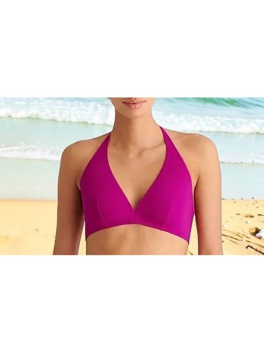 ERES Scarlett Duni Bikini Top in Navy Size 38 US 6 NWT